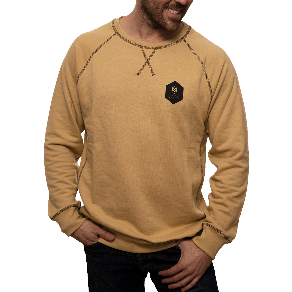 SUDADERA MARRON HOMBREDELANTERO1