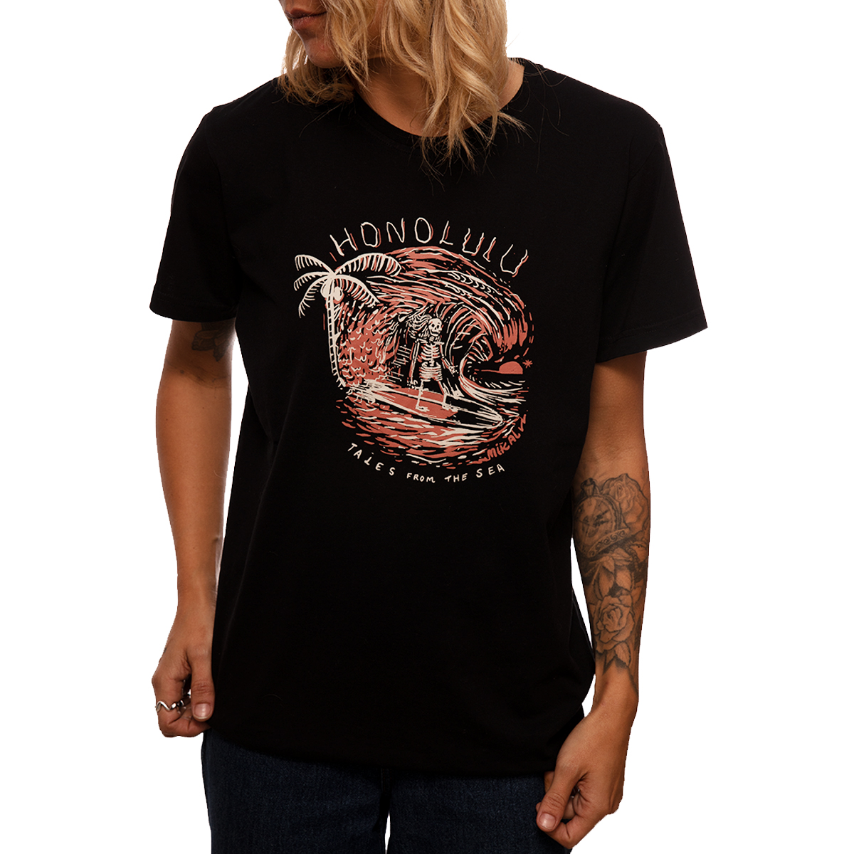 camiseta honolo delante chica