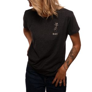 Tee face girl grey